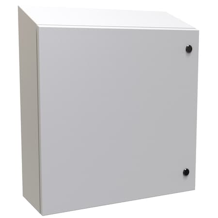 Hammond 1/4 Turn Latch Electrical Enclosures, 24 in H, 8 in D, 24 in W, 4, 12, Steel ST24248LG